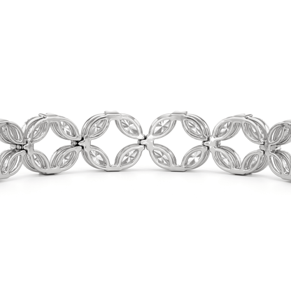 Signature Tennis Bracelet - Lotus Diamond
