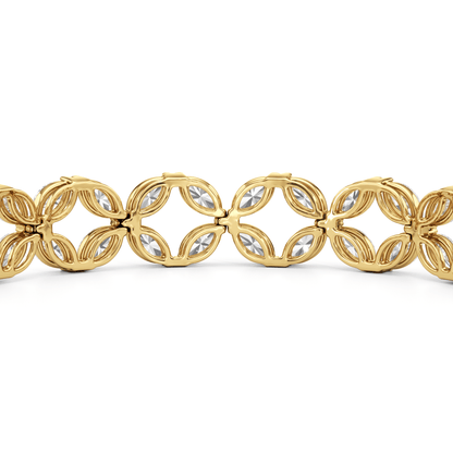 Signature Tennis Bracelet - Lotus Diamond