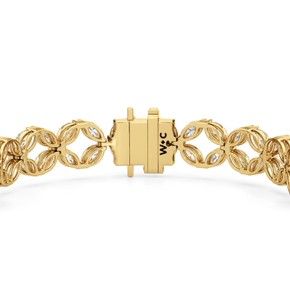 Signature Tennis Bracelet - Lotus Diamond