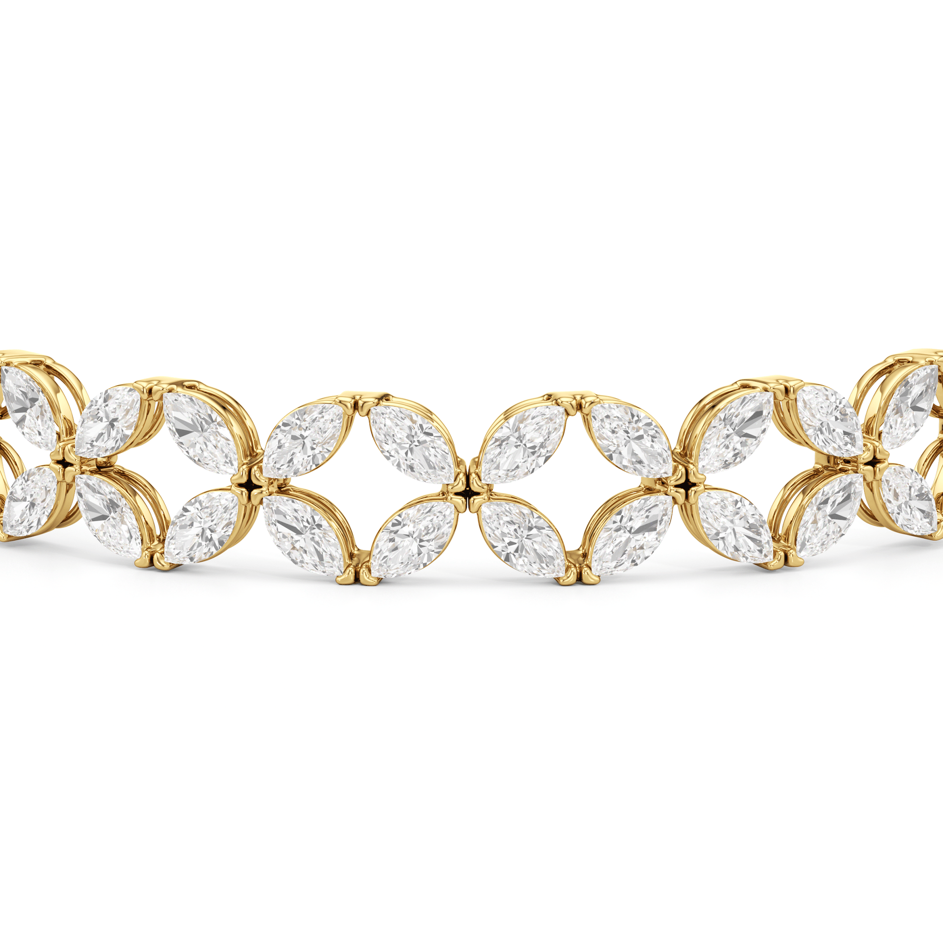 Signature Tennis Bracelet - Lotus Diamond