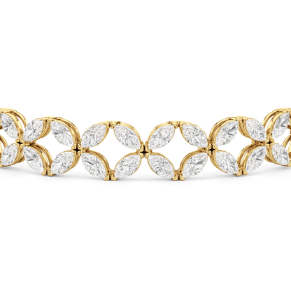 Signature Tennis Bracelet - Lotus Diamond
