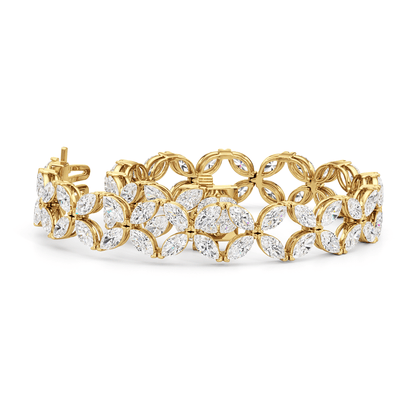 Signature Tennis Bracelet - Lotus Diamond