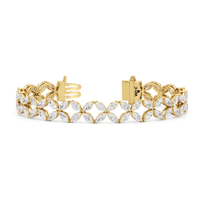 Signature Tennis Bracelet - Lotus Diamond