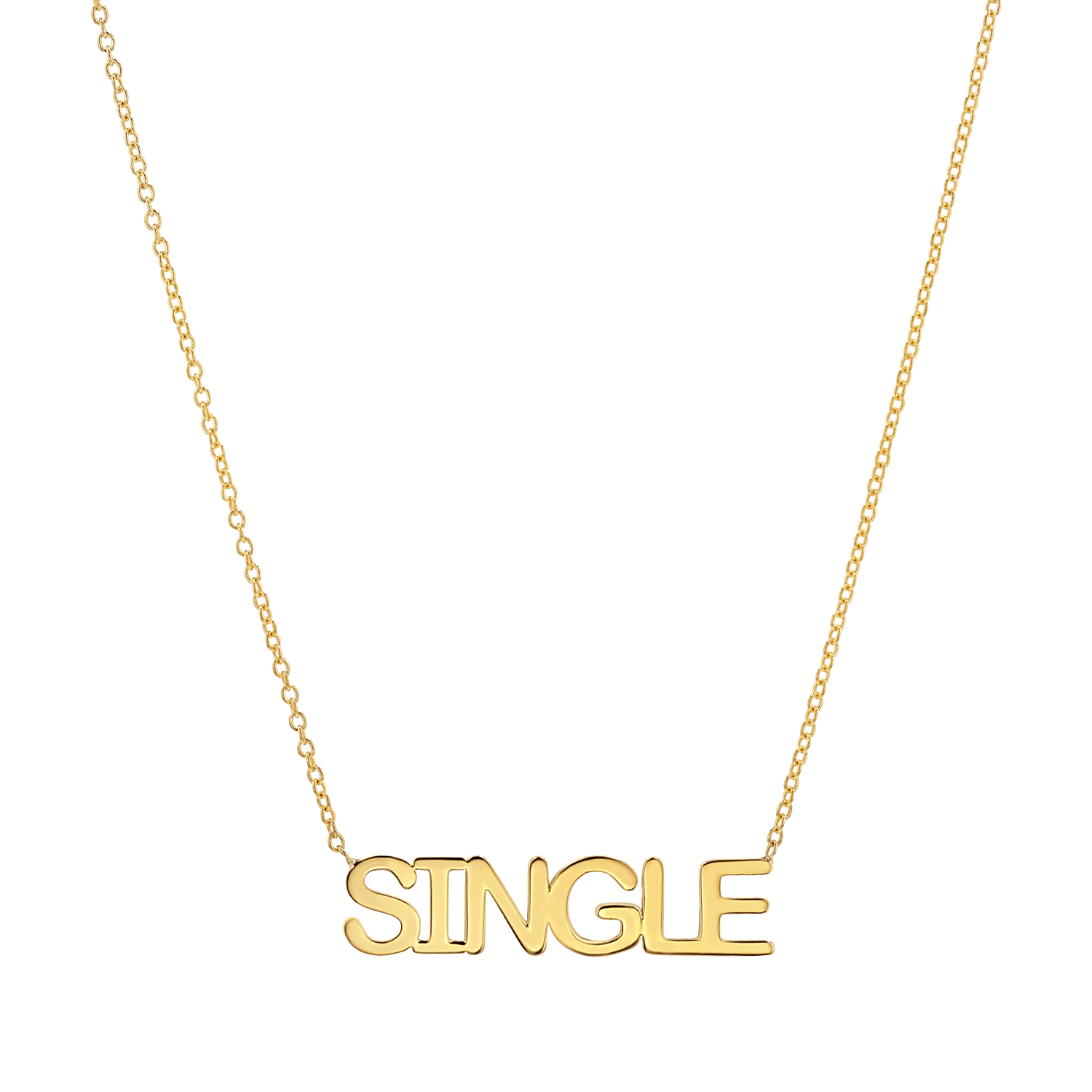 "SINGLE" Linear Necklace - Lotus Diamond