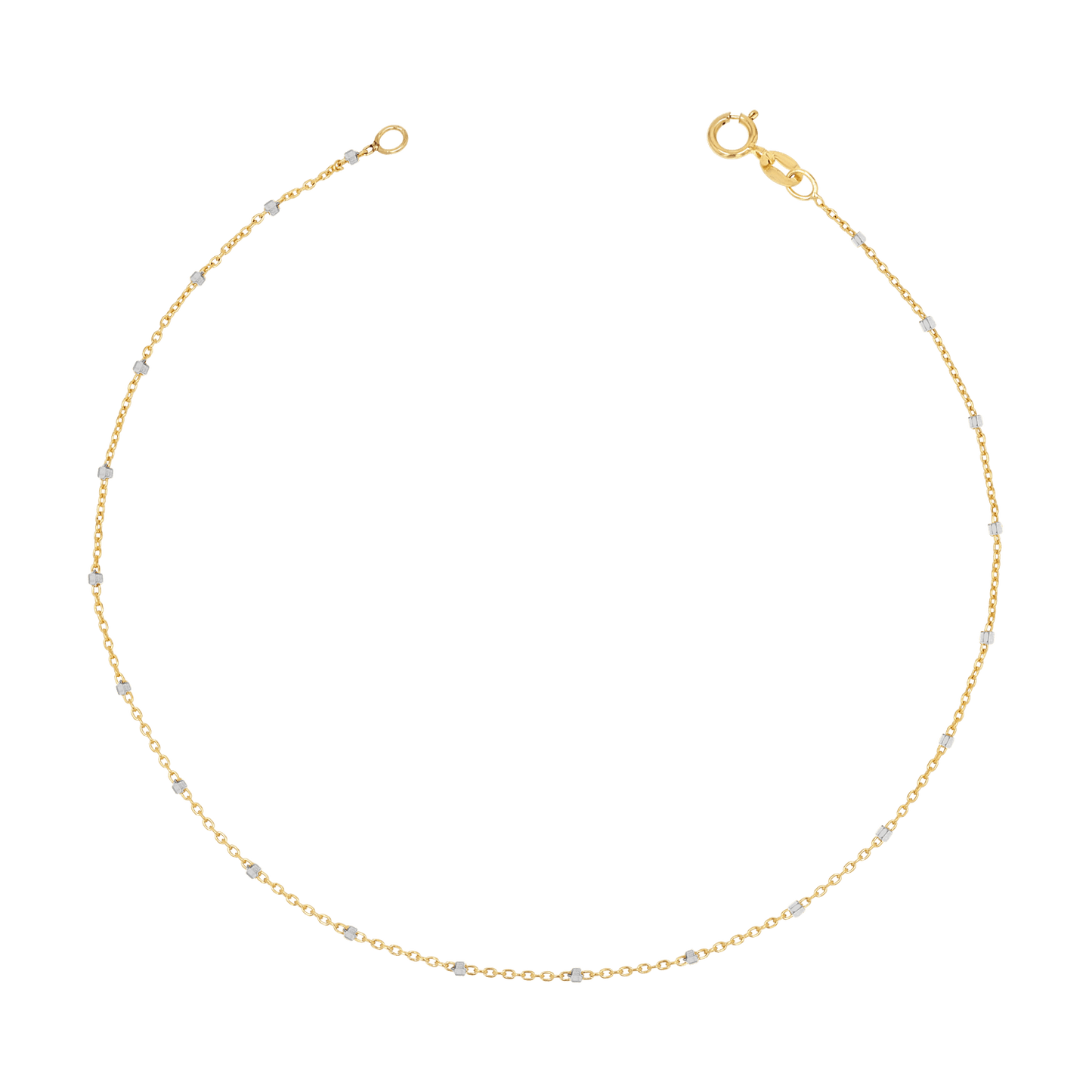 Sparkle Chain Anklet - Lotus Diamond