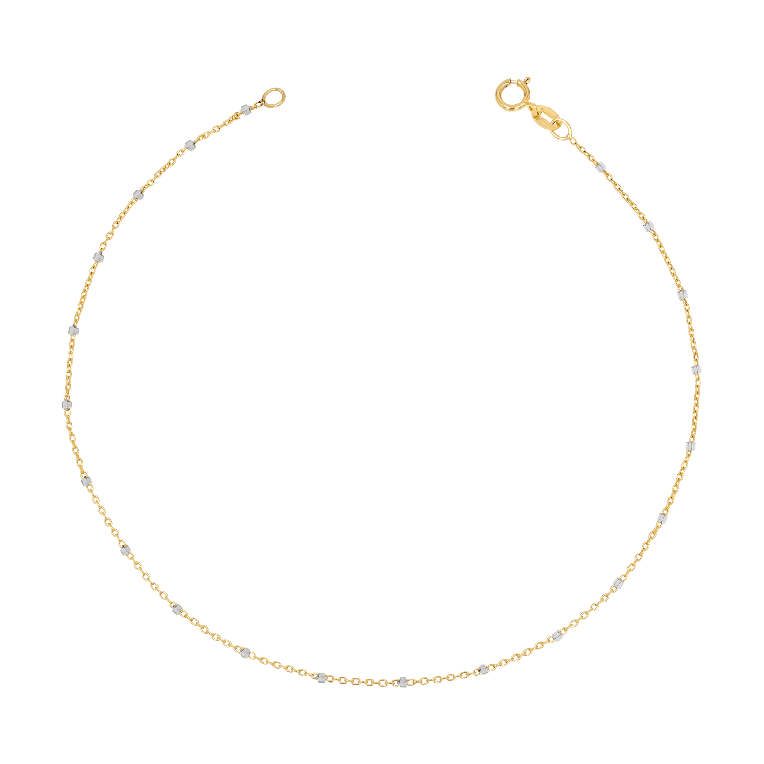 Sparkle Chain Anklet - Lotus Diamond