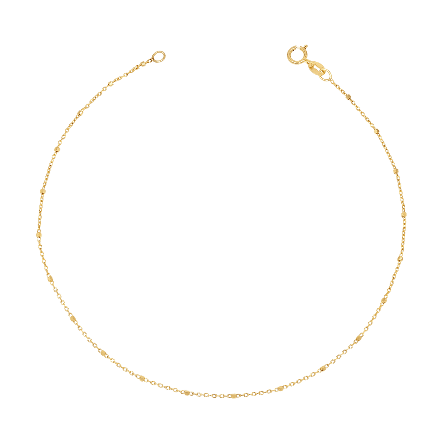 Sparkle Chain Anklet - Lotus Diamond
