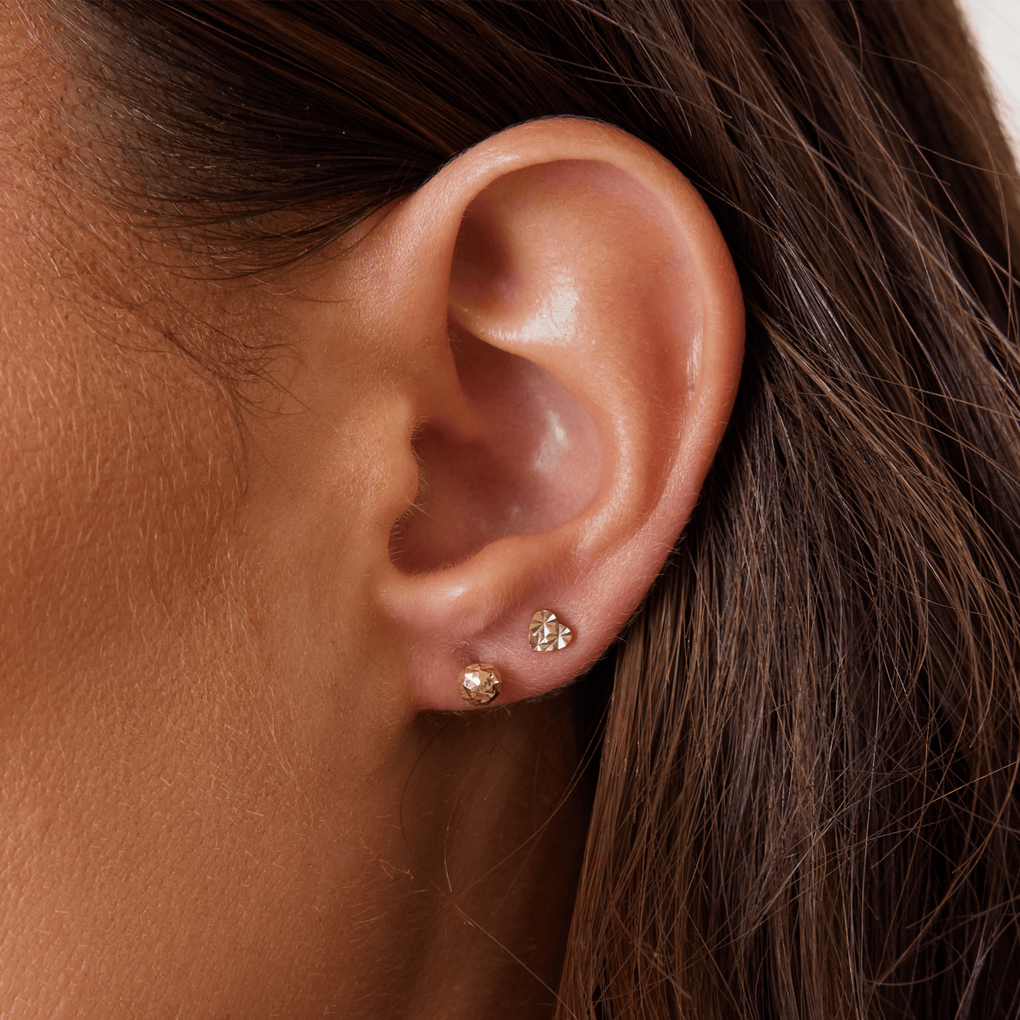 Sparkle Orb Ball Studs - Lotus Diamond