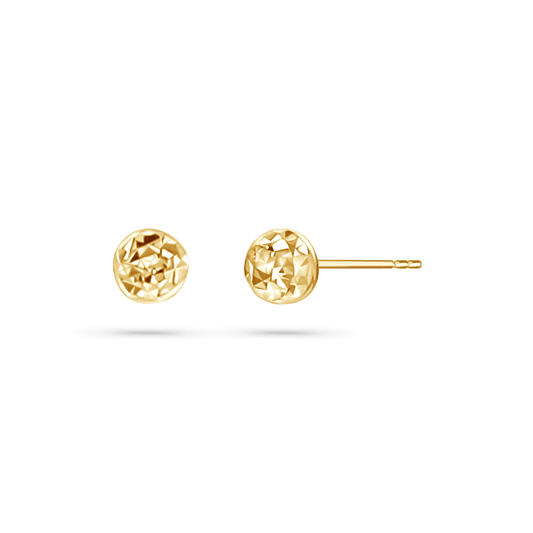 Sparkle Orb Ball Studs - Lotus Diamond