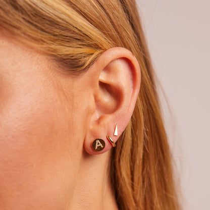 Spike Stud Earrings - Lotus Diamond