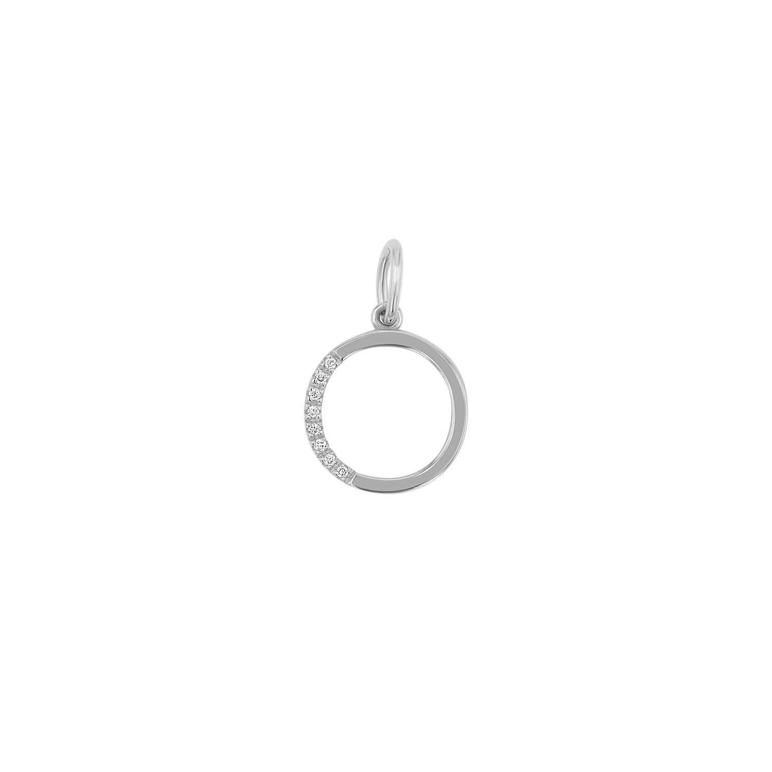 Sprinkle Diamond Initial Charm - Lotus Diamond