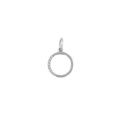 Sprinkle Diamond Initial Charm - Lotus Diamond