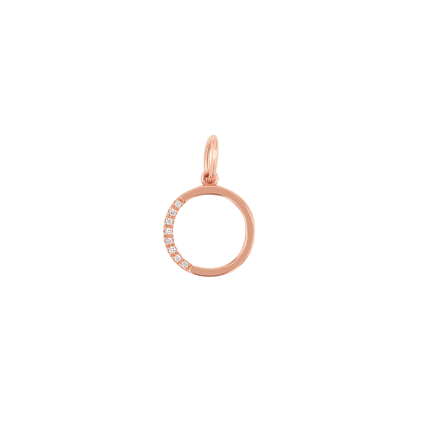 Sprinkle Diamond Initial Charm - Lotus Diamond