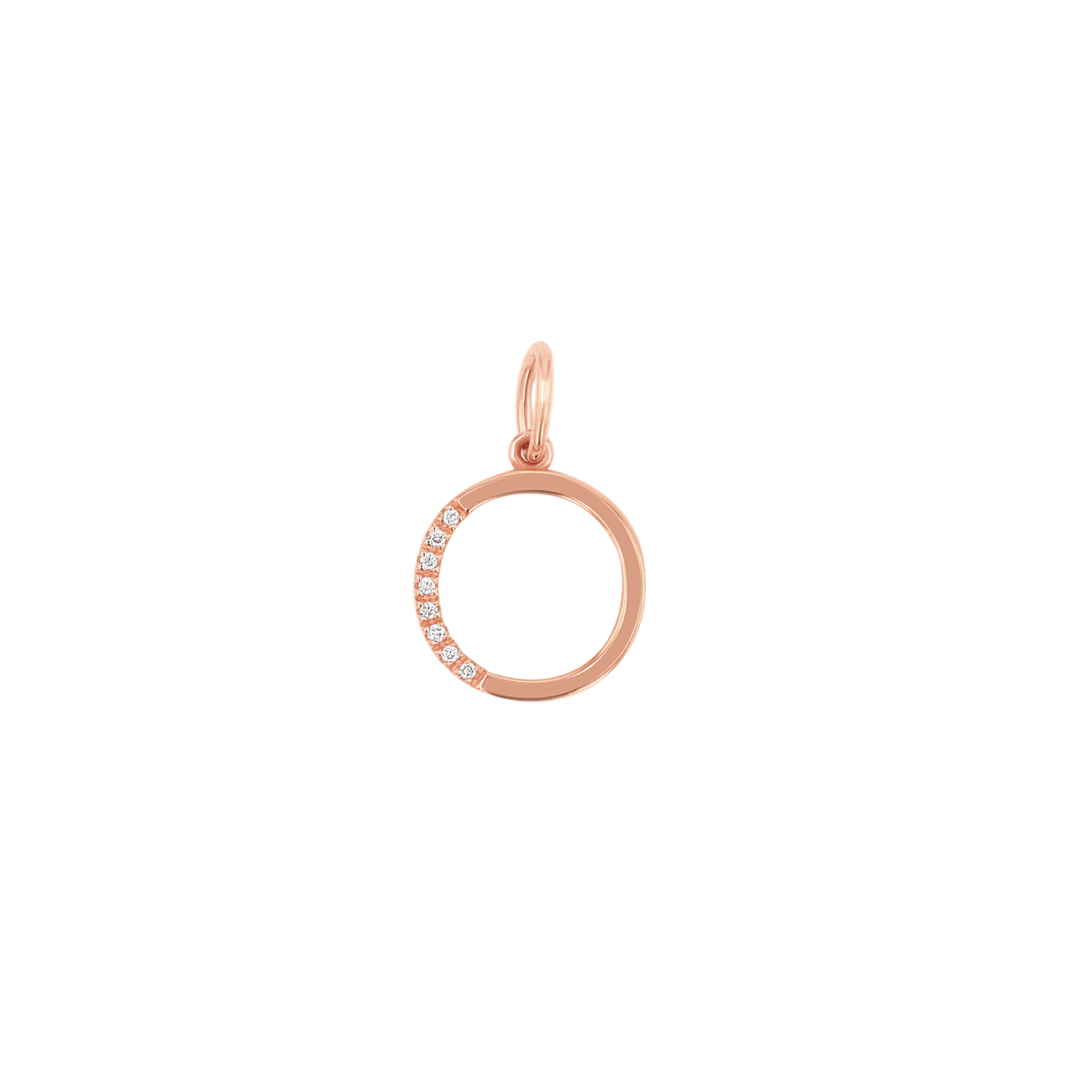 Sprinkle Diamond Initial Charm - Lotus Diamond