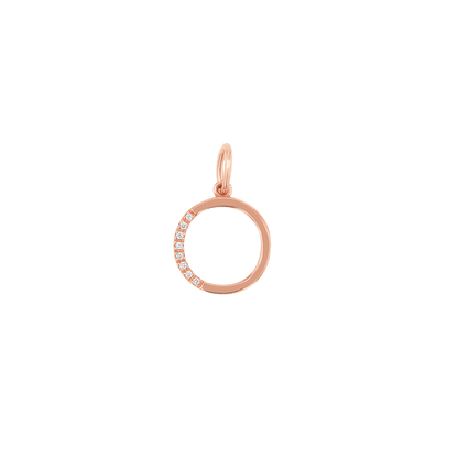 Sprinkle Diamond Initial Charm - Lotus Diamond