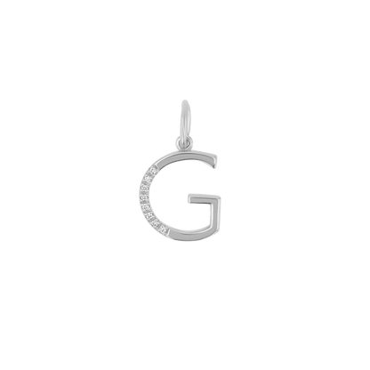 Sprinkle Diamond Initial Charm - Lotus Diamond