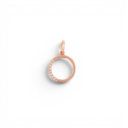 Sprinkle Diamond Initial Charm - Lotus Diamond