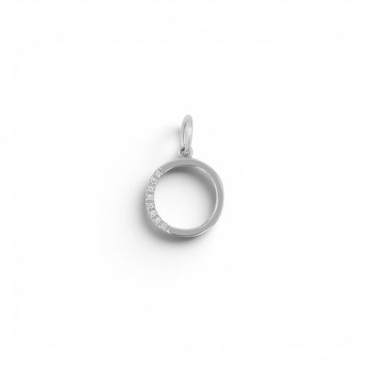 Sprinkle Diamond Initial Charm - Lotus Diamond