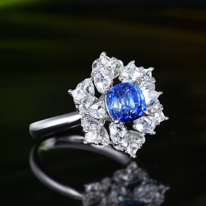 Sri Lanka natural cornflower sapphire - Lotus Diamond