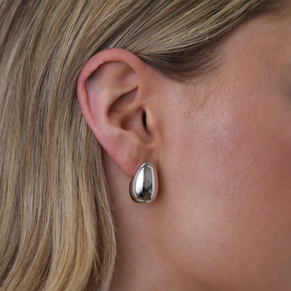 Teardrop Earrings - Lotus Diamond