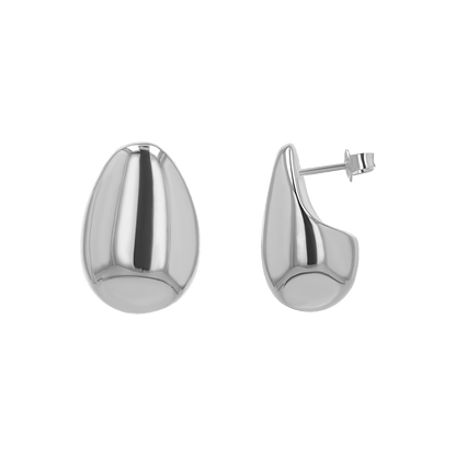 Teardrop Earrings - Lotus Diamond