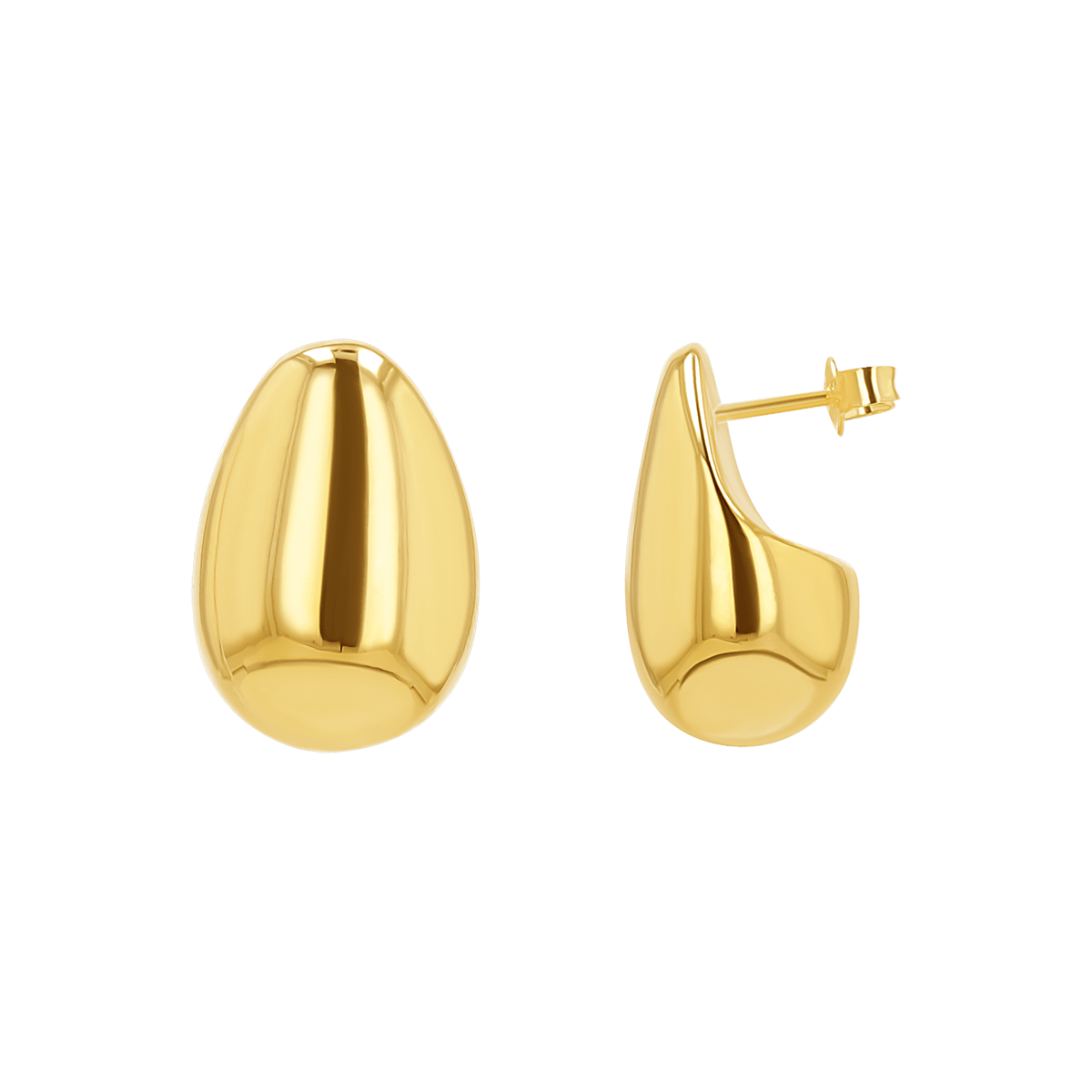 Teardrop Earrings - Lotus Diamond
