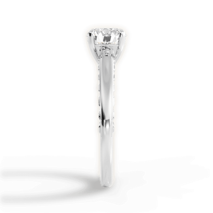 The Alessia Solitaire - Lotus Diamond