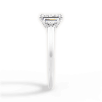 The Althea Solitaire - Lotus Diamond