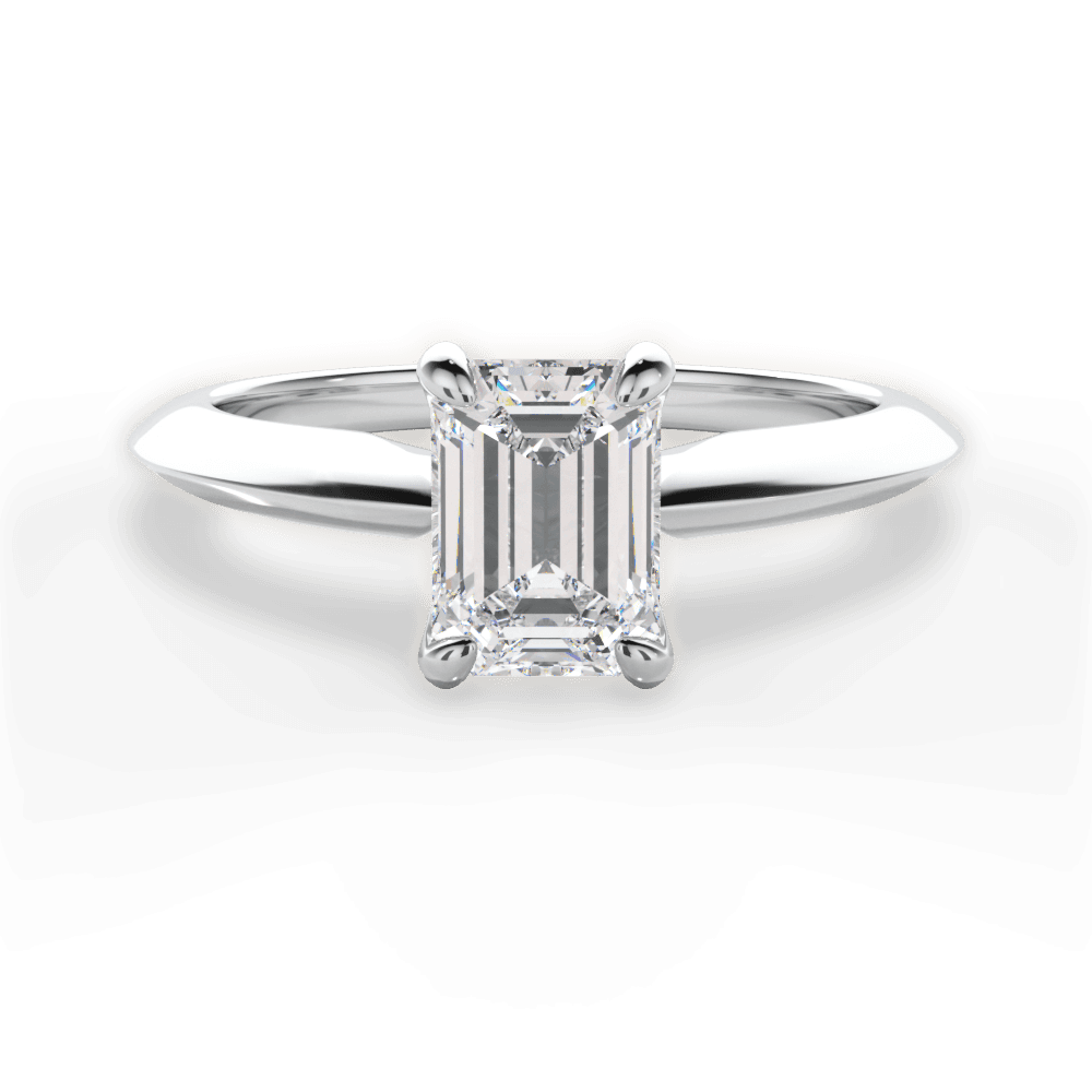 The Althea Solitaire - Lotus Diamond