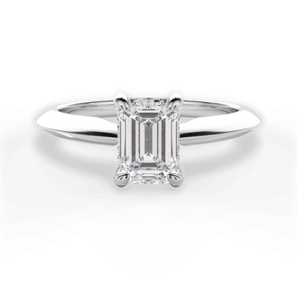The Althea Solitaire - Lotus Diamond