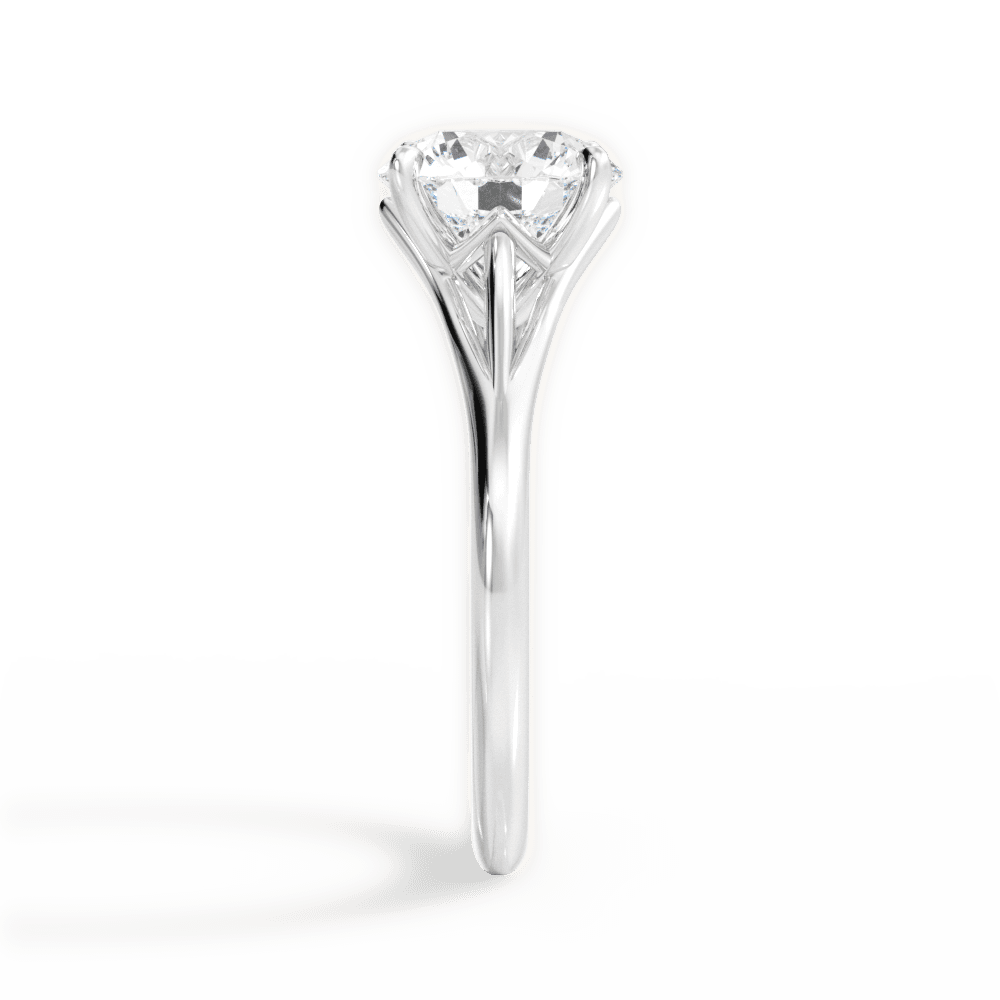 The Amata Solitaire - Lotus Diamond