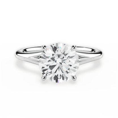 The Amata Solitaire - Lotus Diamond