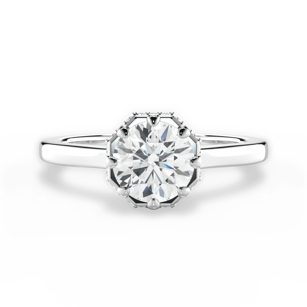 The Andy Solitaire - Lotus Diamond