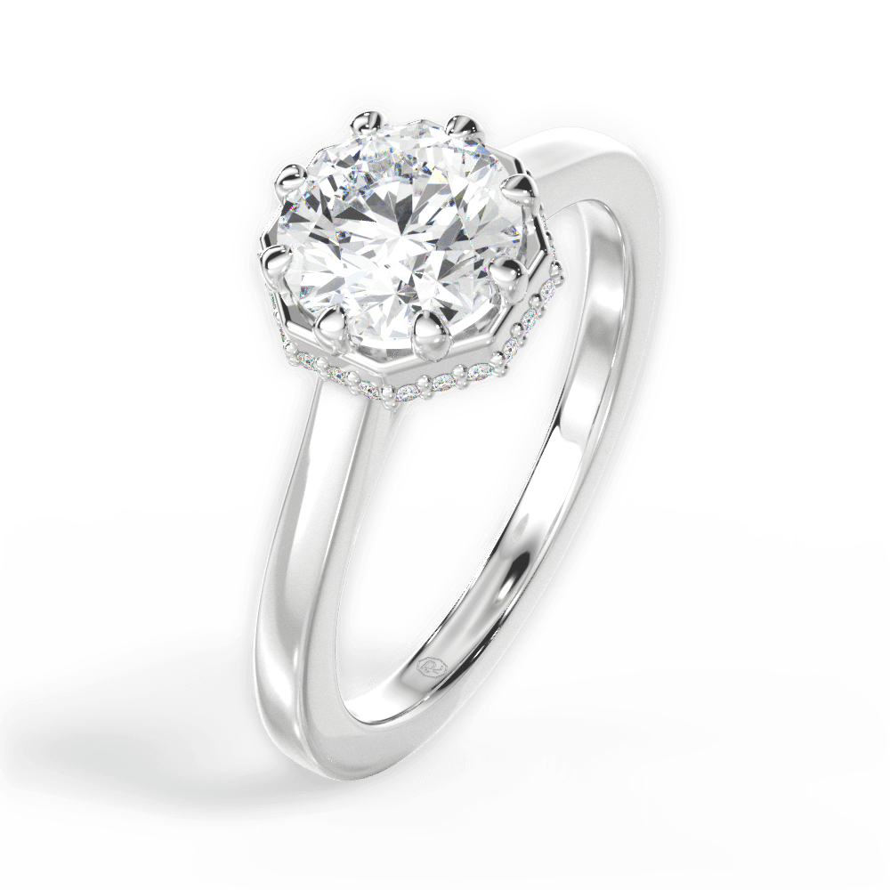 The Andy Solitaire - Lotus Diamond