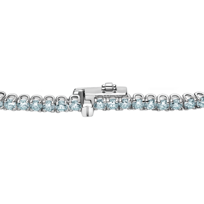 The Blue Tennis Bracelet, Small - Lotus Diamond