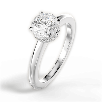 The Callista Solitaire - Lotus Diamond