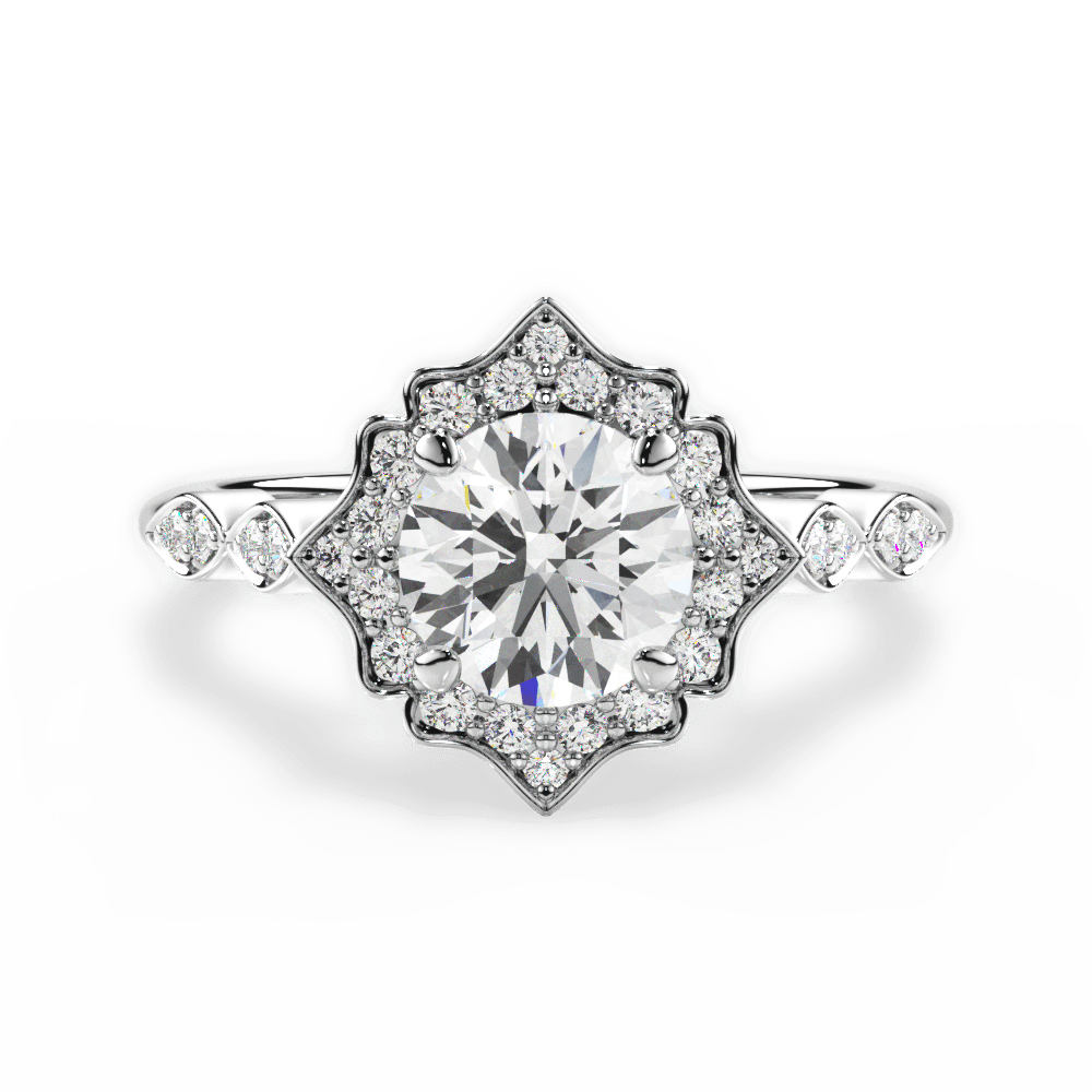 The Capri Halo - Lotus Diamond