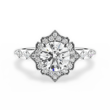 The Capri Halo - Lotus Diamond