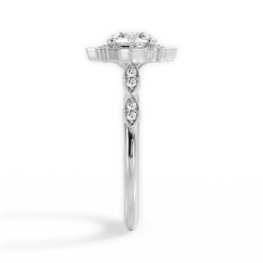 The Capri Halo - Lotus Diamond