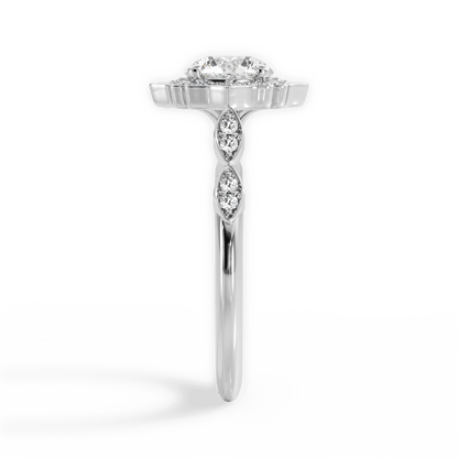 The Capri Halo - Lotus Diamond