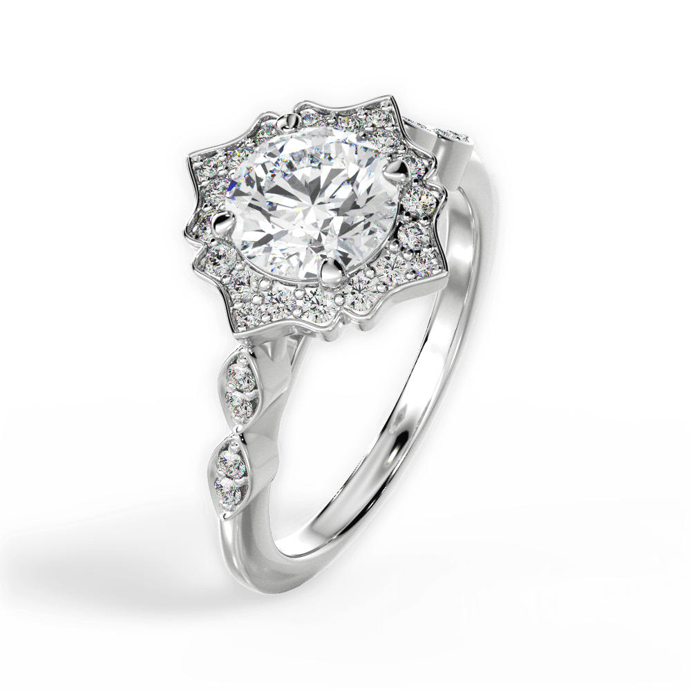 The Capri Halo - Lotus Diamond