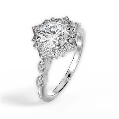 The Capri Halo - Lotus Diamond