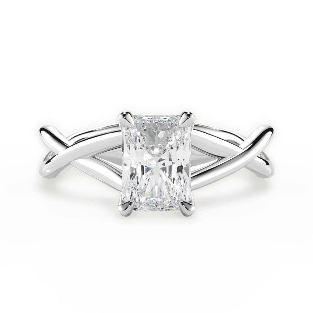 The Carmella Solitaire - Lotus Diamond