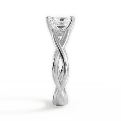 The Carmella Solitaire - Lotus Diamond