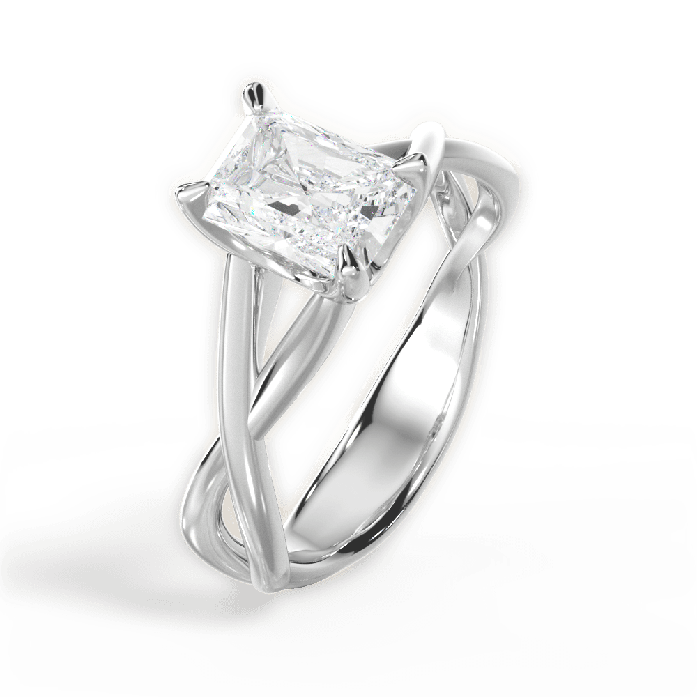 The Carmella Solitaire - Lotus Diamond