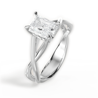 The Carmella Solitaire - Lotus Diamond