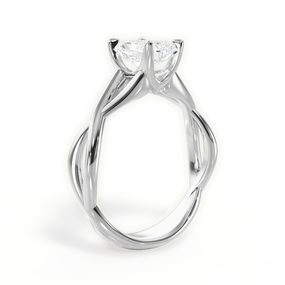The Carmella Solitaire - Lotus Diamond