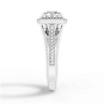 The Cecile Halo - Lotus Diamond