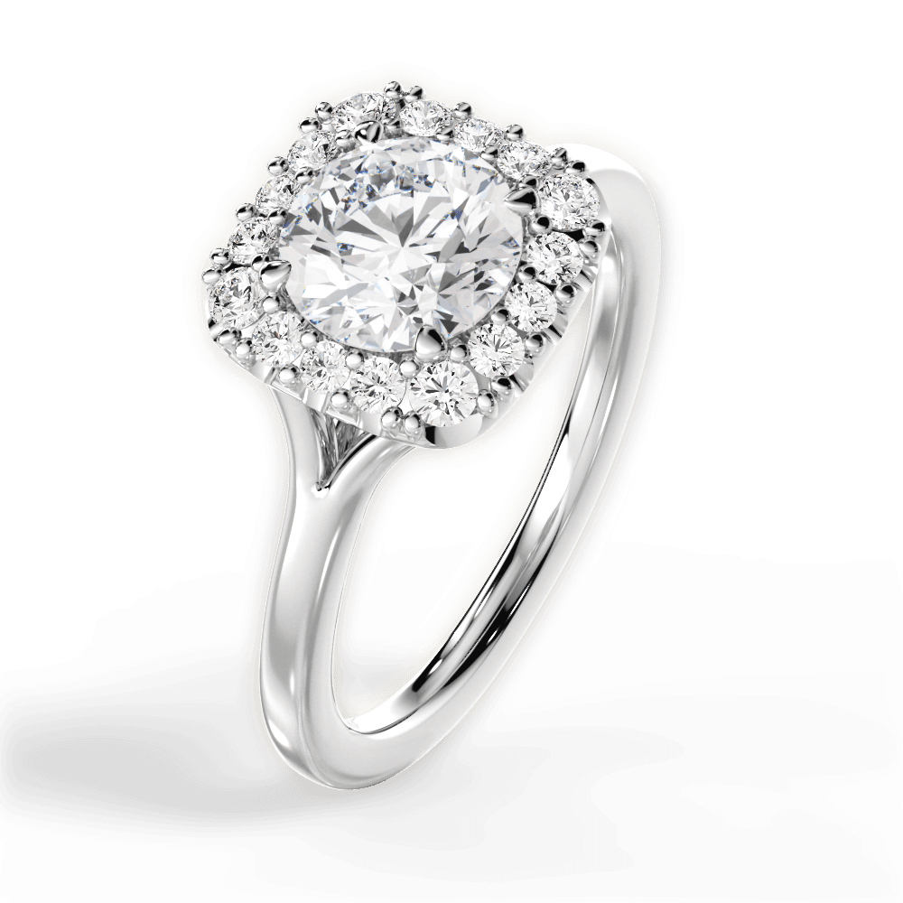 The Celia Halo - Lotus Diamond