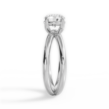 The Ciara Solitaire - Lotus Diamond
